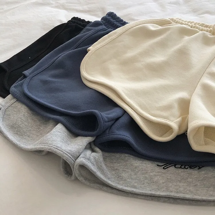 多色休闲阔腿短裤- 2件套 Sporty Chic Wide-Leg Shorts- 2 Pieces