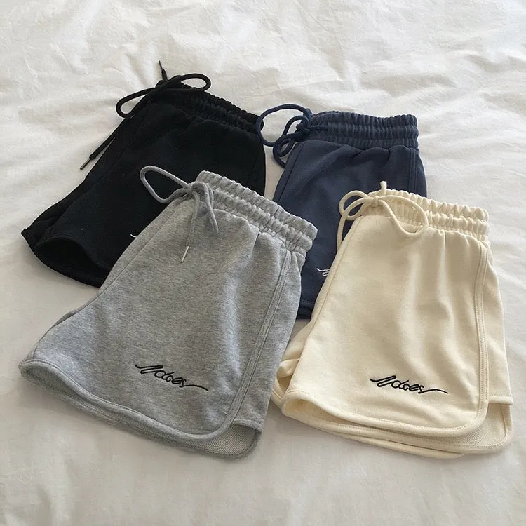 多色休闲阔腿短裤- 2件套 Sporty Chic Wide-Leg Shorts- 2 Pieces
