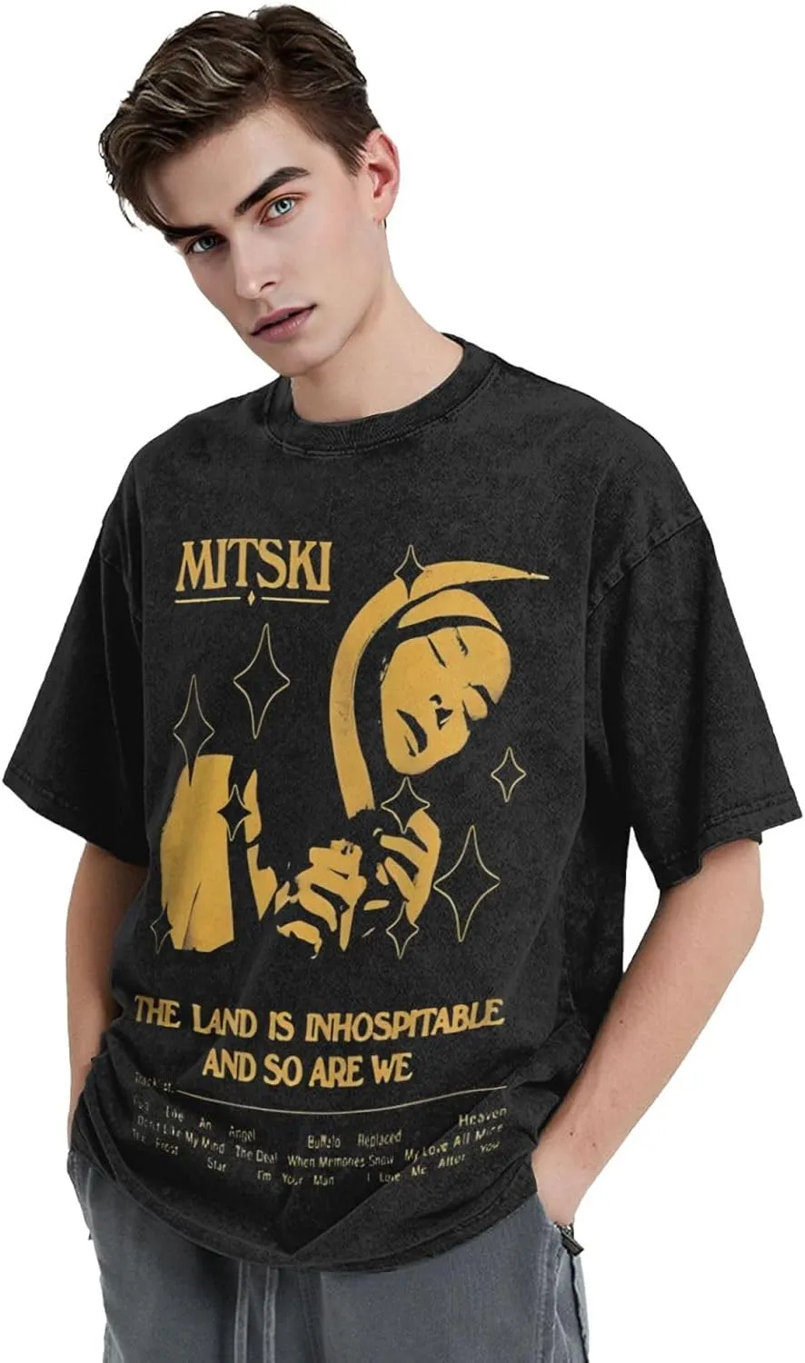 2024 Men's and Women Music Fans Touring Shirt Casual Cotton Short Sleeve T Shirts Tops