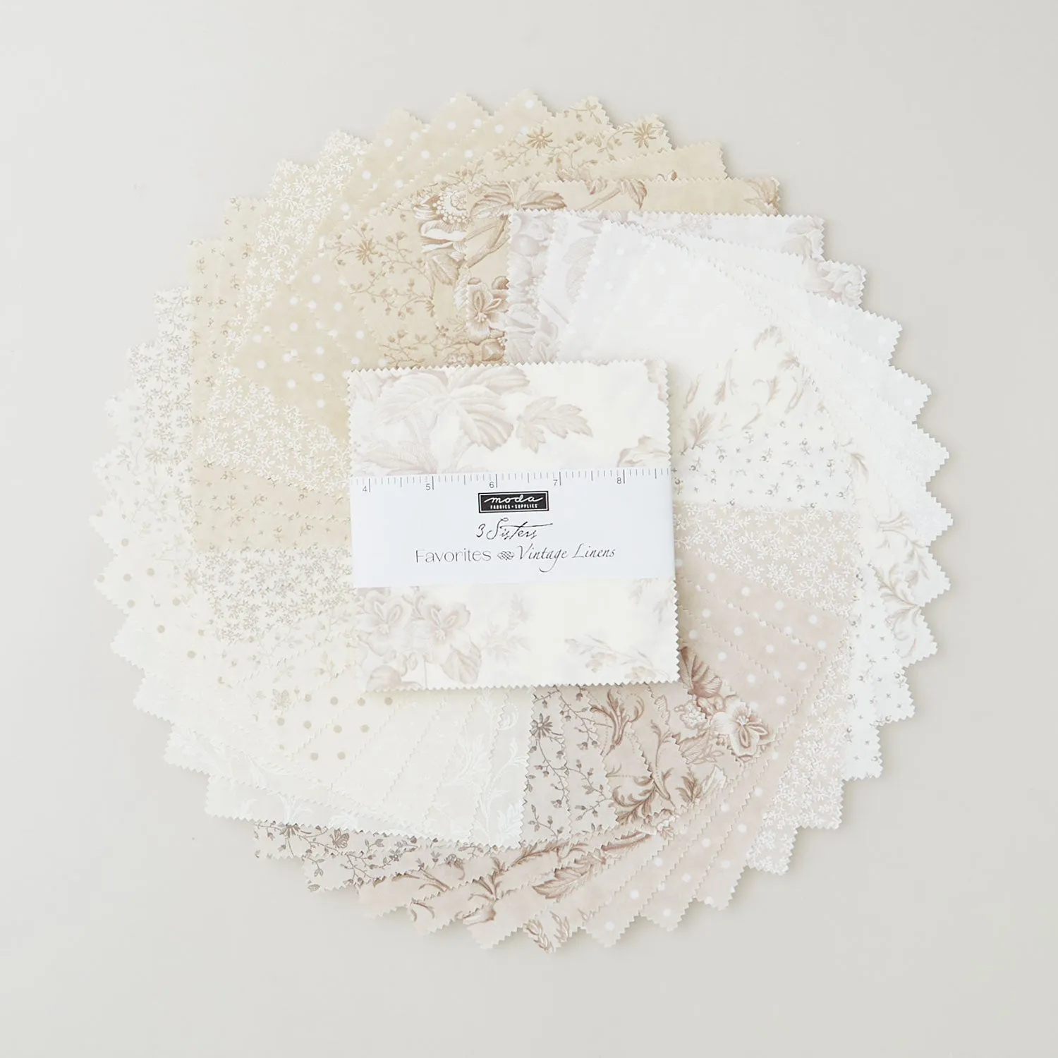 3 Sisters Favorites Vintage Linens Charm Pack