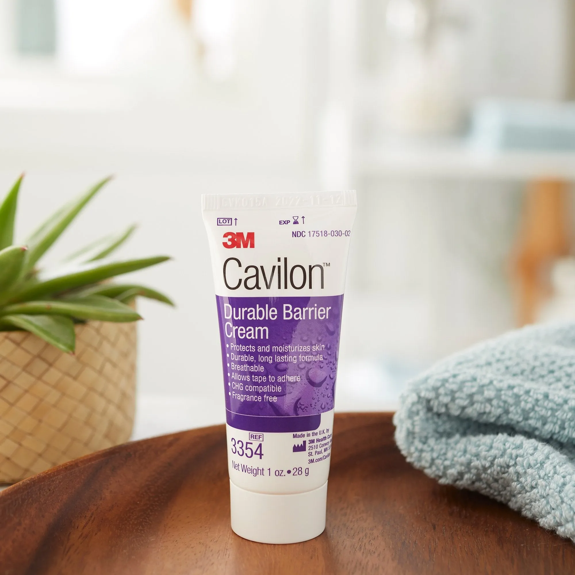 3M Cavilon Skin Protectant, Unscented Cream, 28 Gram Tube, 1 Each