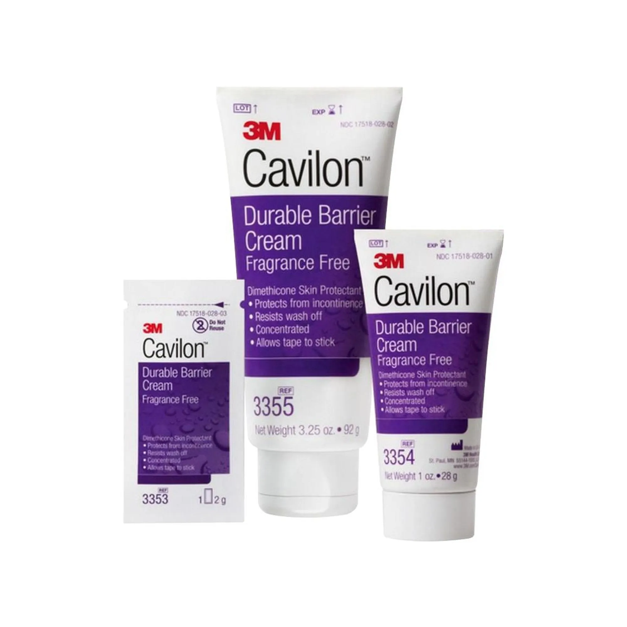 3M Cavilon Skin Protectant, Unscented Cream, 28 Gram Tube, 1 Each