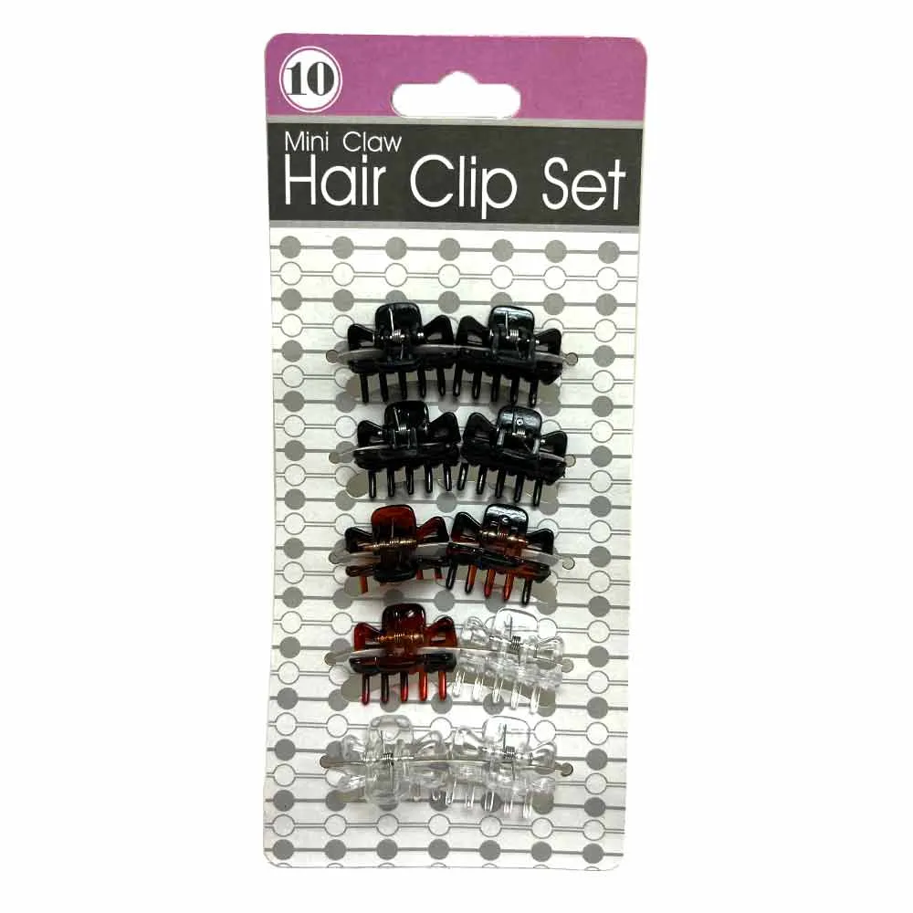 40 PC Small Mini Hair Clips Hair Claw Clamps Women Girls No Slip Jaw Hairstyles