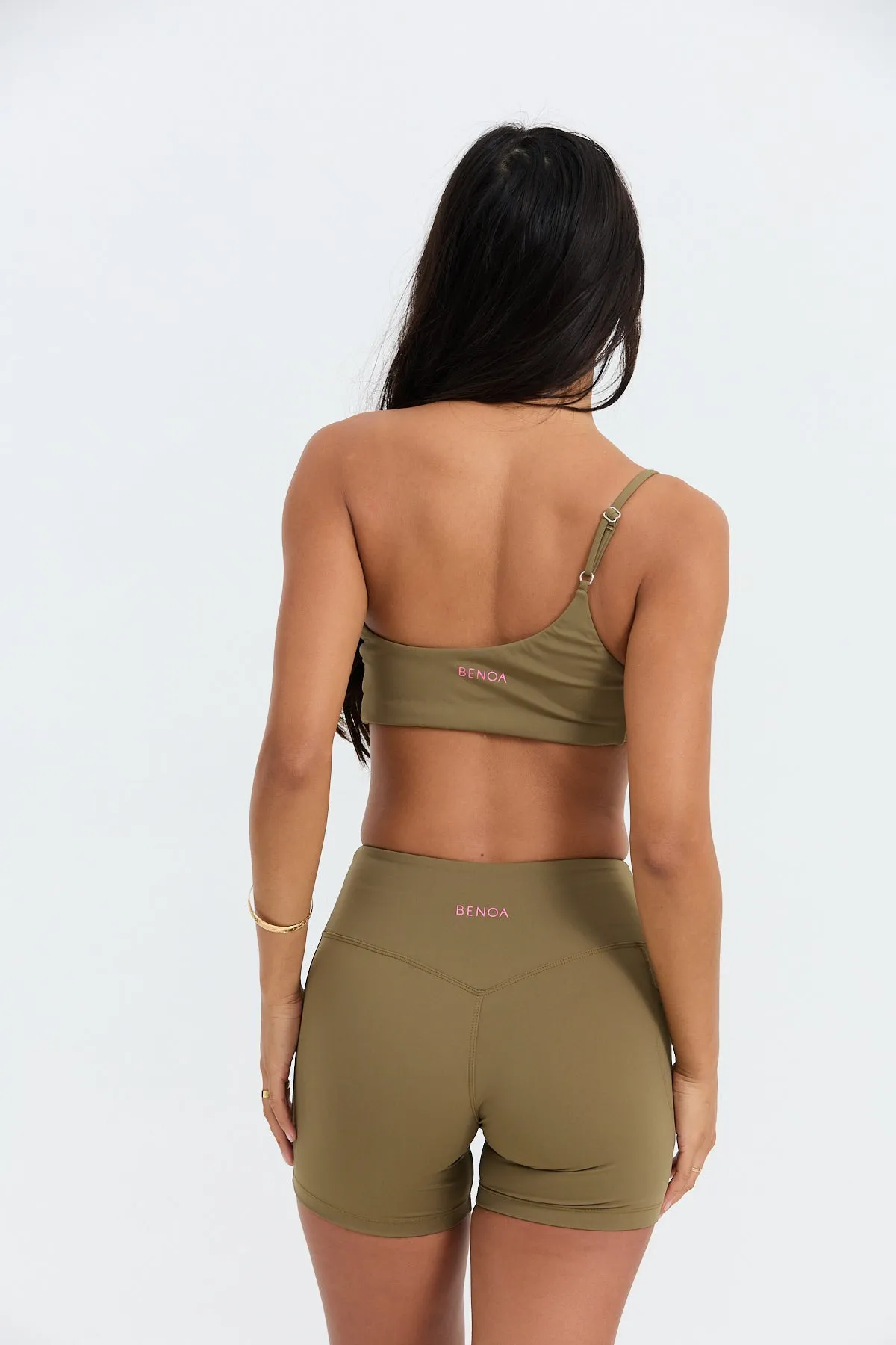 4" Biker Short - Khaki