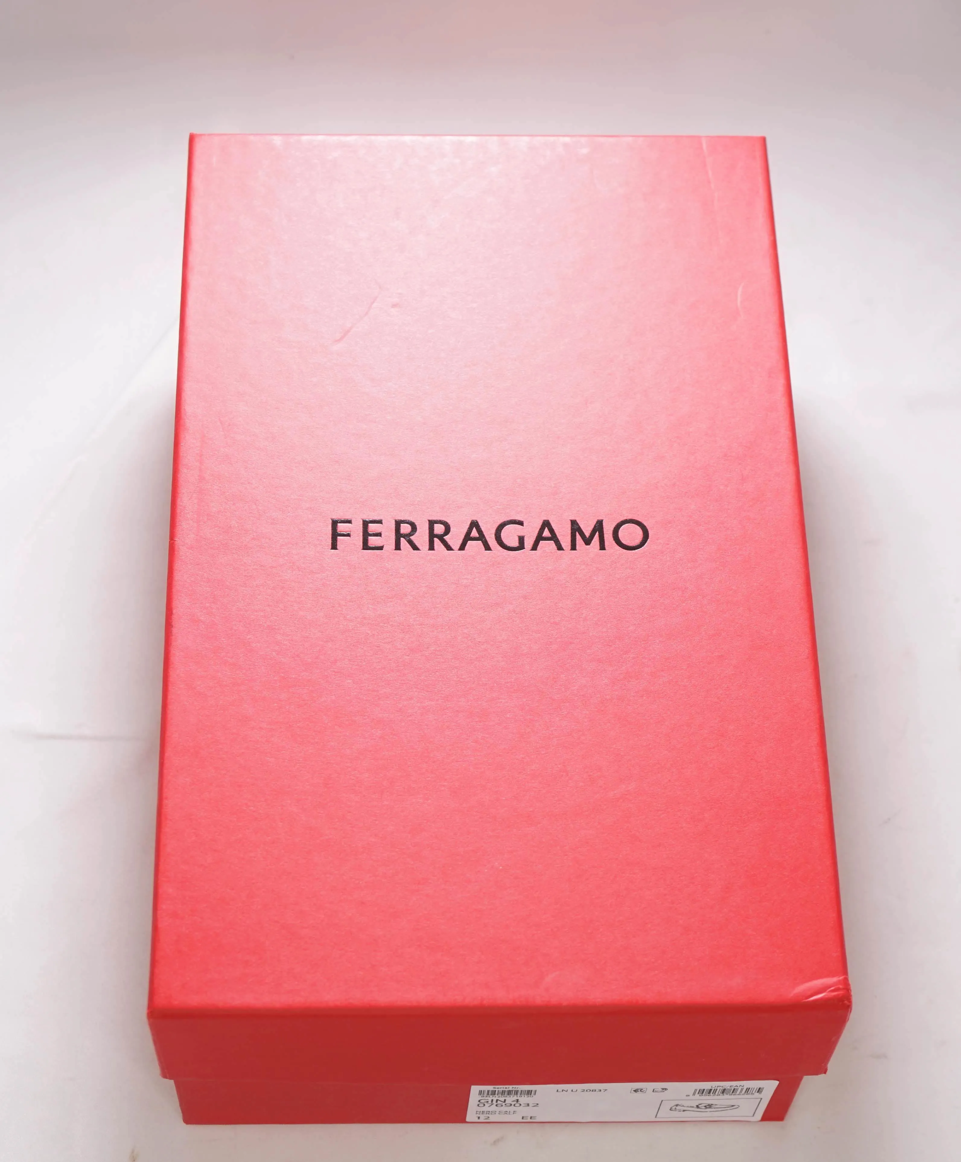 $850 SALVATORE FERRAGAMO - “GIN 4" Gancini Bit Loafer Black Leather - 12 EE US
