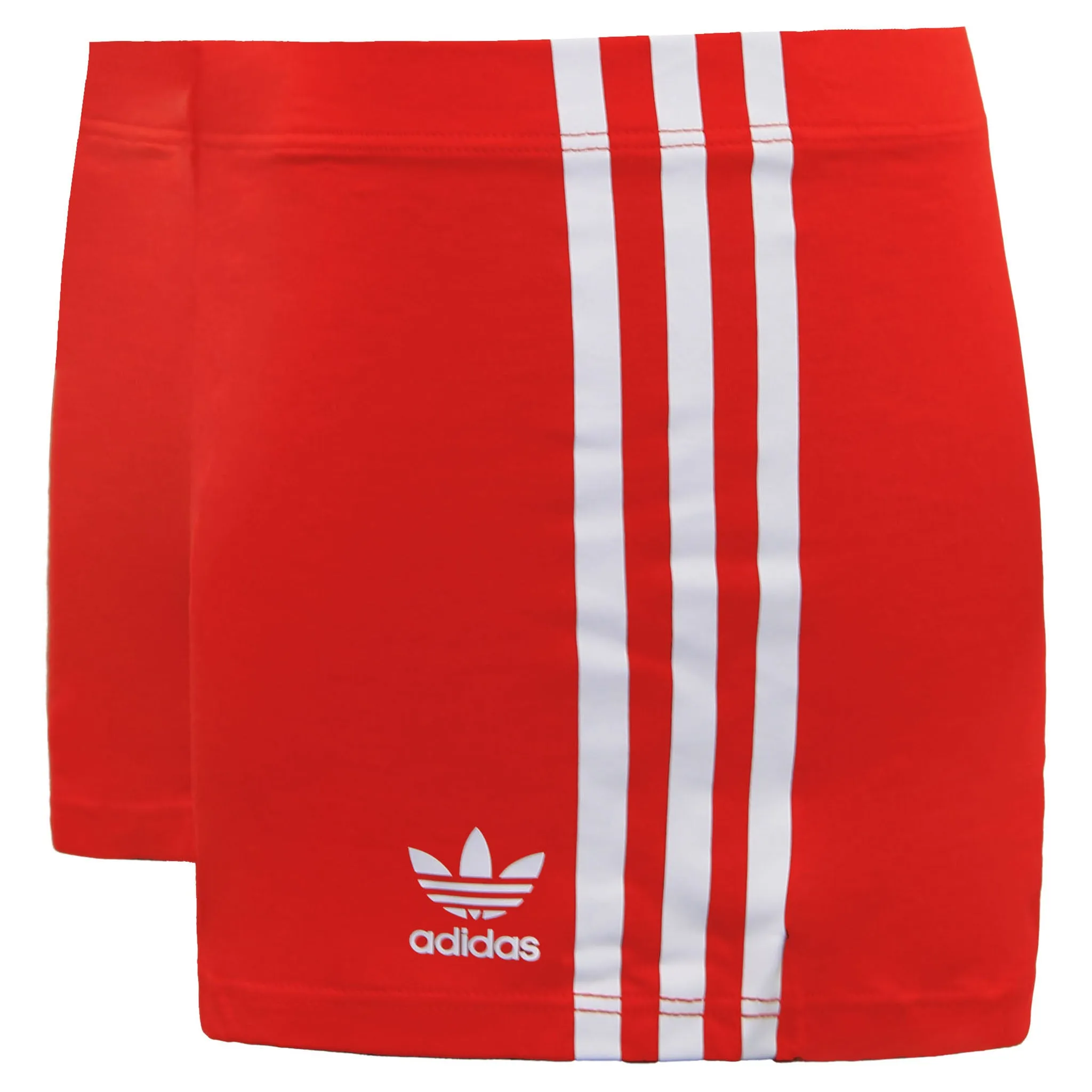 Adidas Stripe Womens Red Biker Boxer Panties