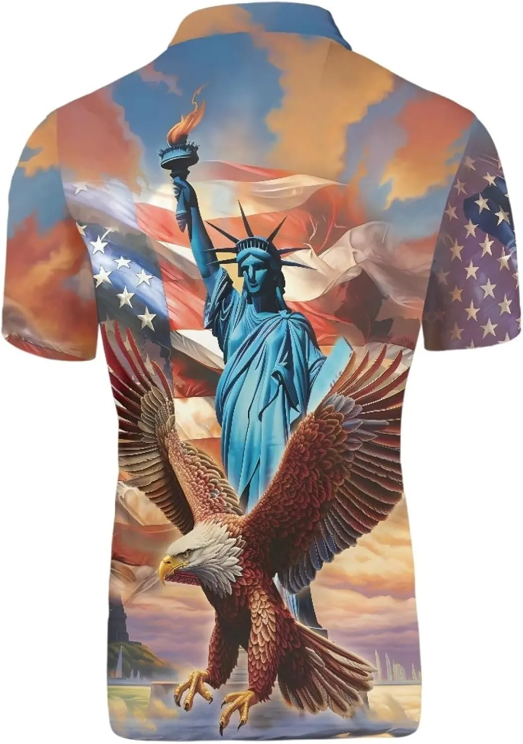 AFPANQZ Men's Casual Shirts Golf Tee Button Down Short Sleeve Casual Sports Shirts Halloween Christmas Party Outfit