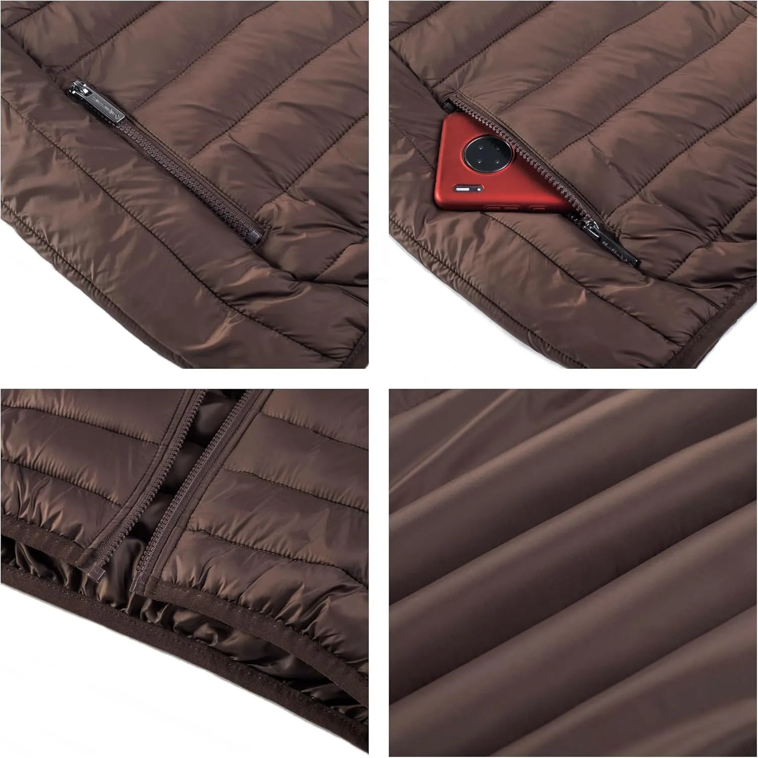 Alpine Swiss Niko Mens Down Alternative Jacket Puffer Coat Packable Warm Insulation & Lightweight