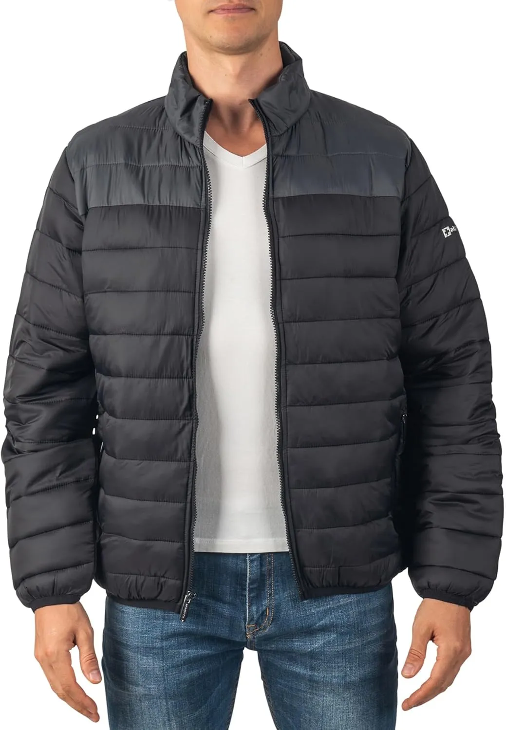 Alpine Swiss Niko Mens Down Alternative Jacket Puffer Coat Packable Warm Insulation & Lightweight