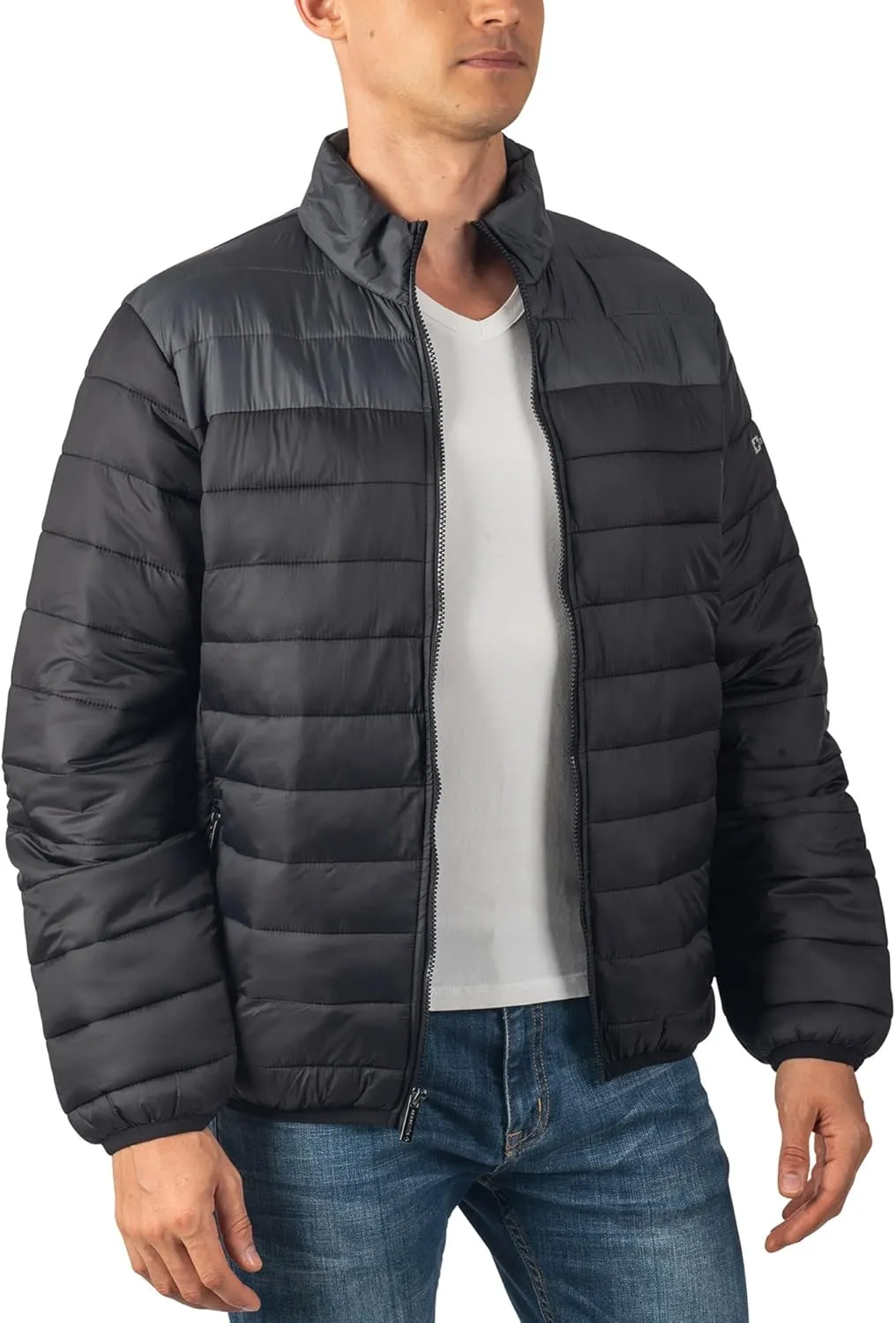 Alpine Swiss Niko Mens Down Alternative Jacket Puffer Coat Packable Warm Insulation & Lightweight