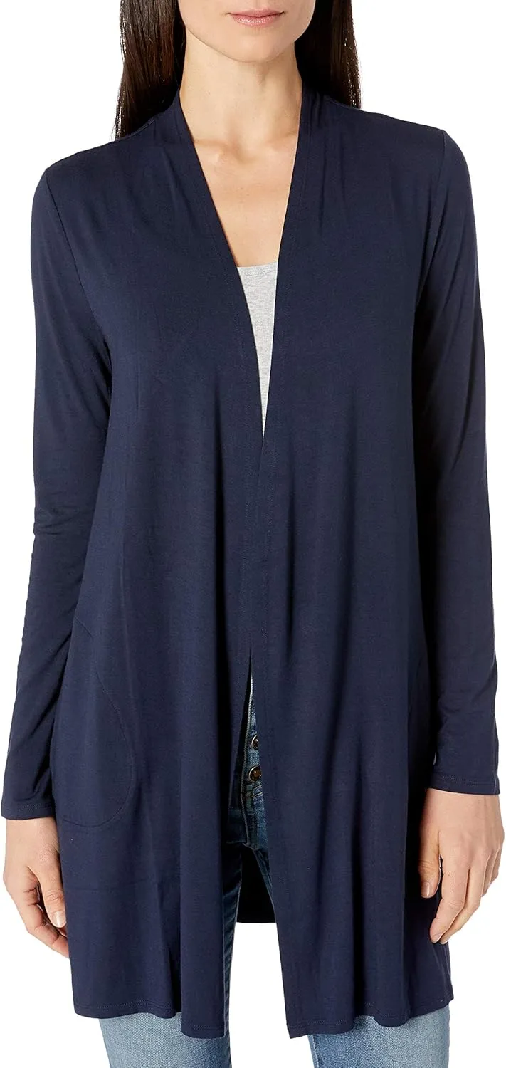 Amazon Essentials Women's Long-Sleeve Open-Front Cardigan