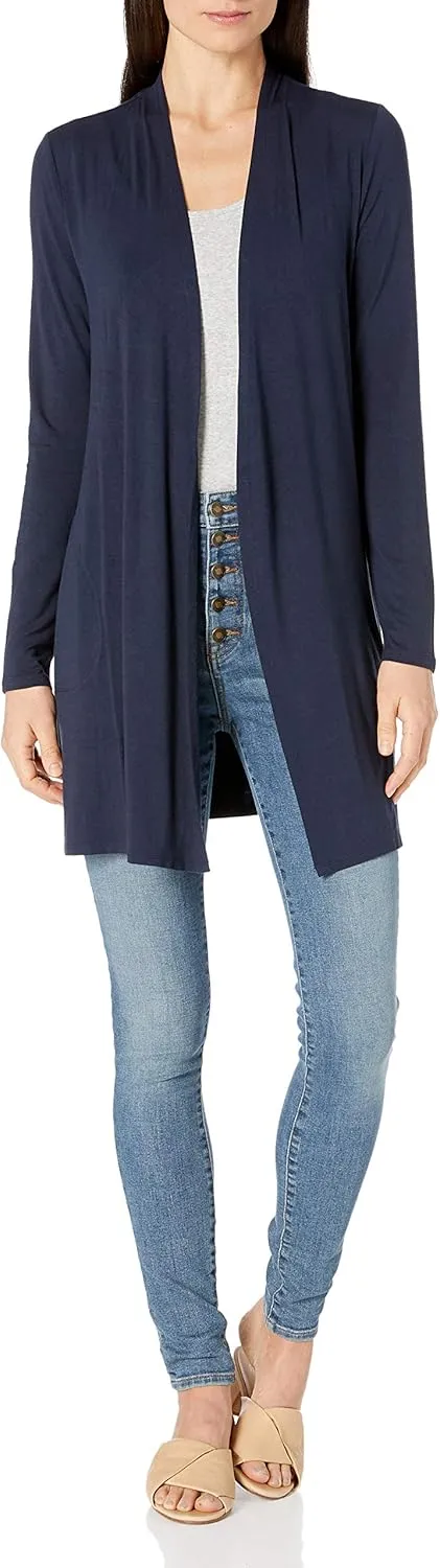 Amazon Essentials Women's Long-Sleeve Open-Front Cardigan