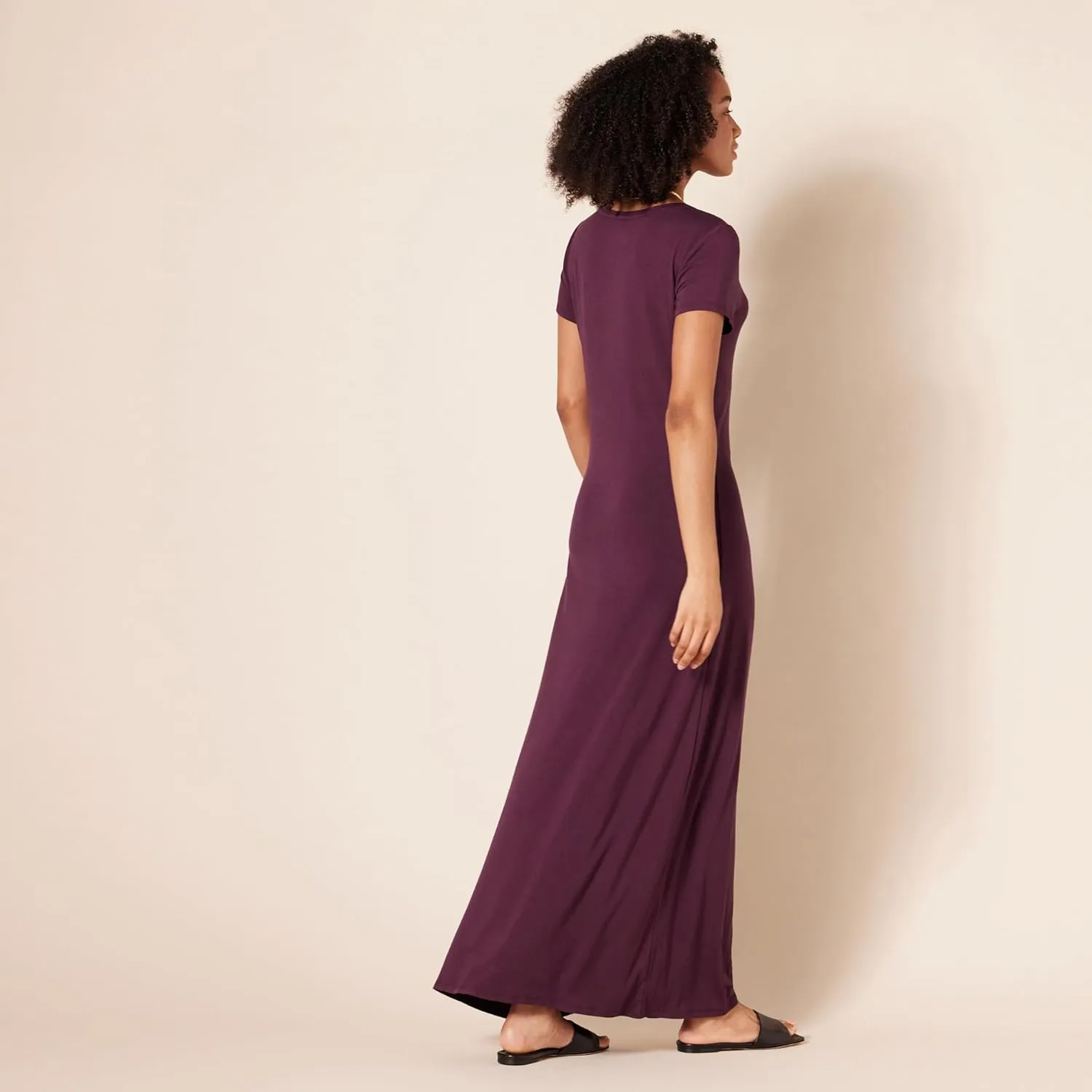 Amazon Essentials Women's Short-Sleeve Maxi Dress