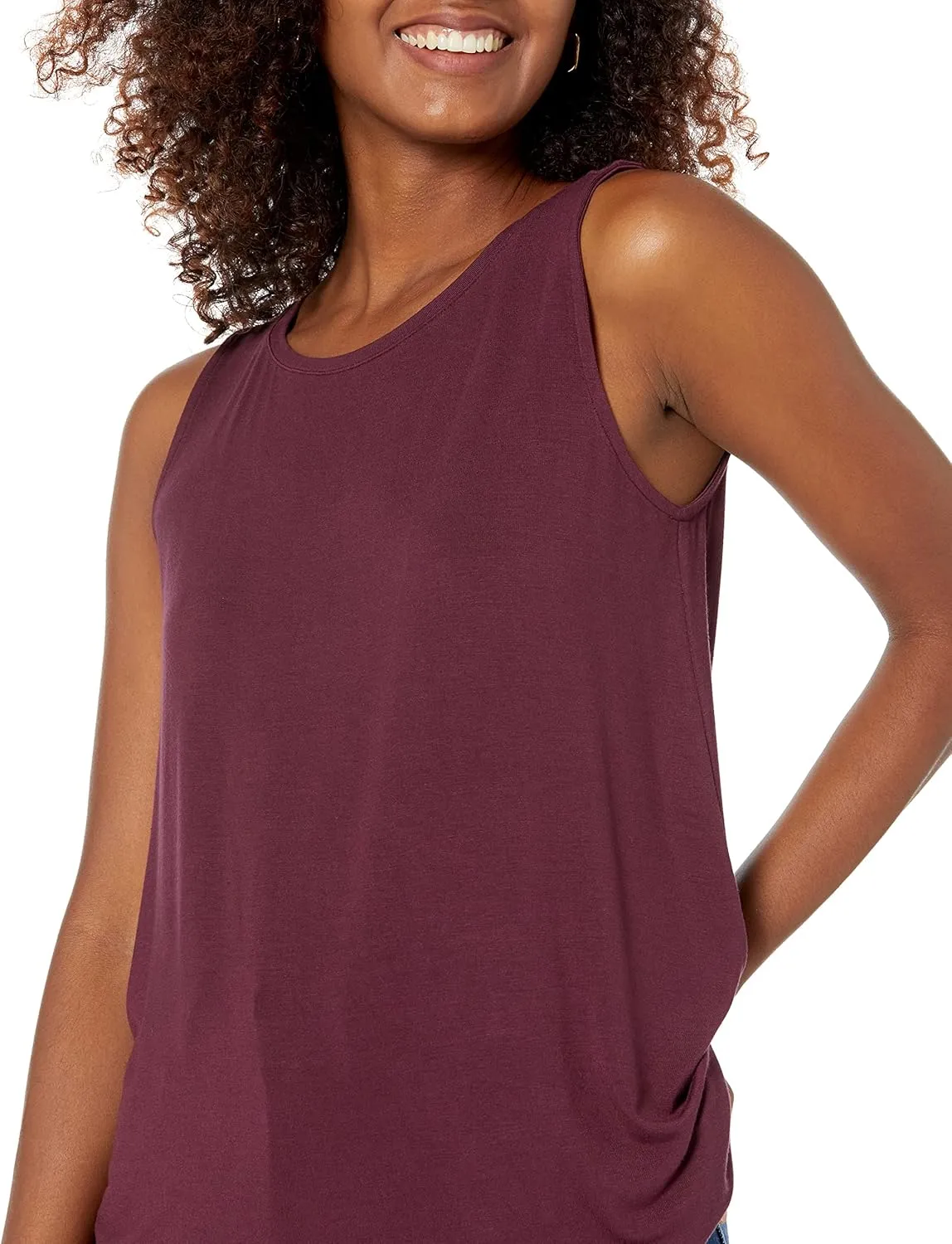 Amazon Essentials Women's Swing Tank (Available in Plus Size)