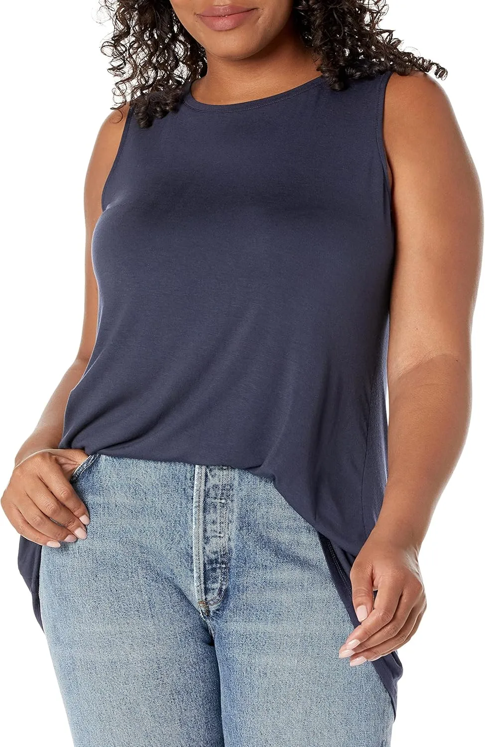Amazon Essentials Women's Swing Tank (Available in Plus Size)