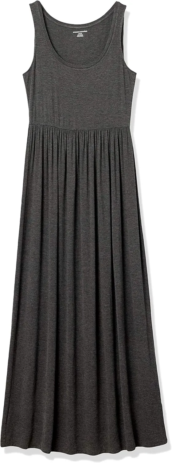 Amazon Essentials Women's Tank Waisted Maxi Dress (Available in Plus Size)
