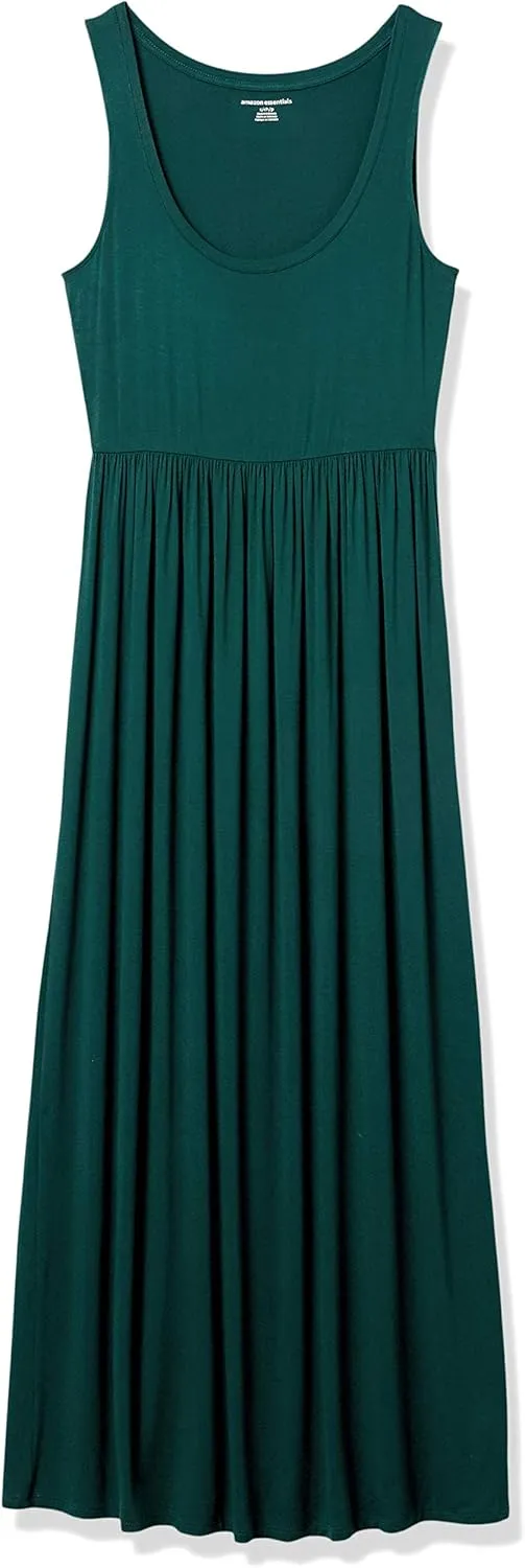 Amazon Essentials Women's Tank Waisted Maxi Dress (Available in Plus Size)
