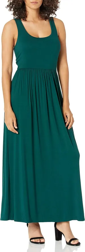 Amazon Essentials Women's Tank Waisted Maxi Dress (Available in Plus Size)