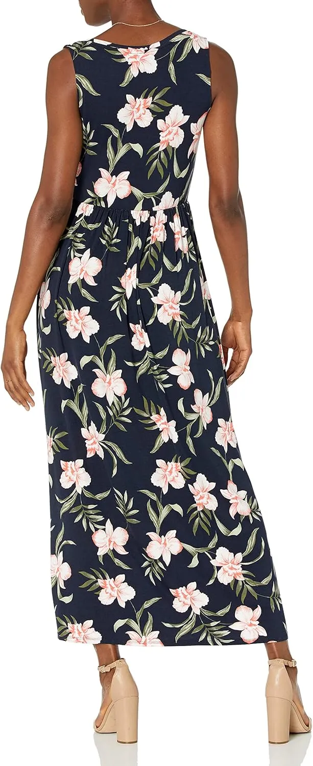 Amazon Essentials Women's Tank Waisted Maxi Dress (Available in Plus Size)