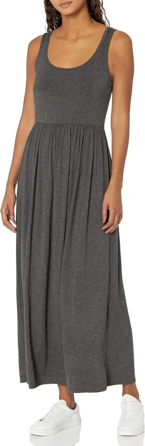 Amazon Essentials Women's Tank Waisted Maxi Dress (Available in Plus Size)