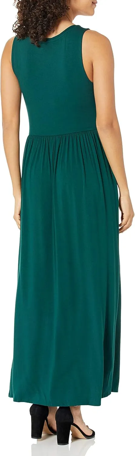 Amazon Essentials Women's Tank Waisted Maxi Dress (Available in Plus Size)