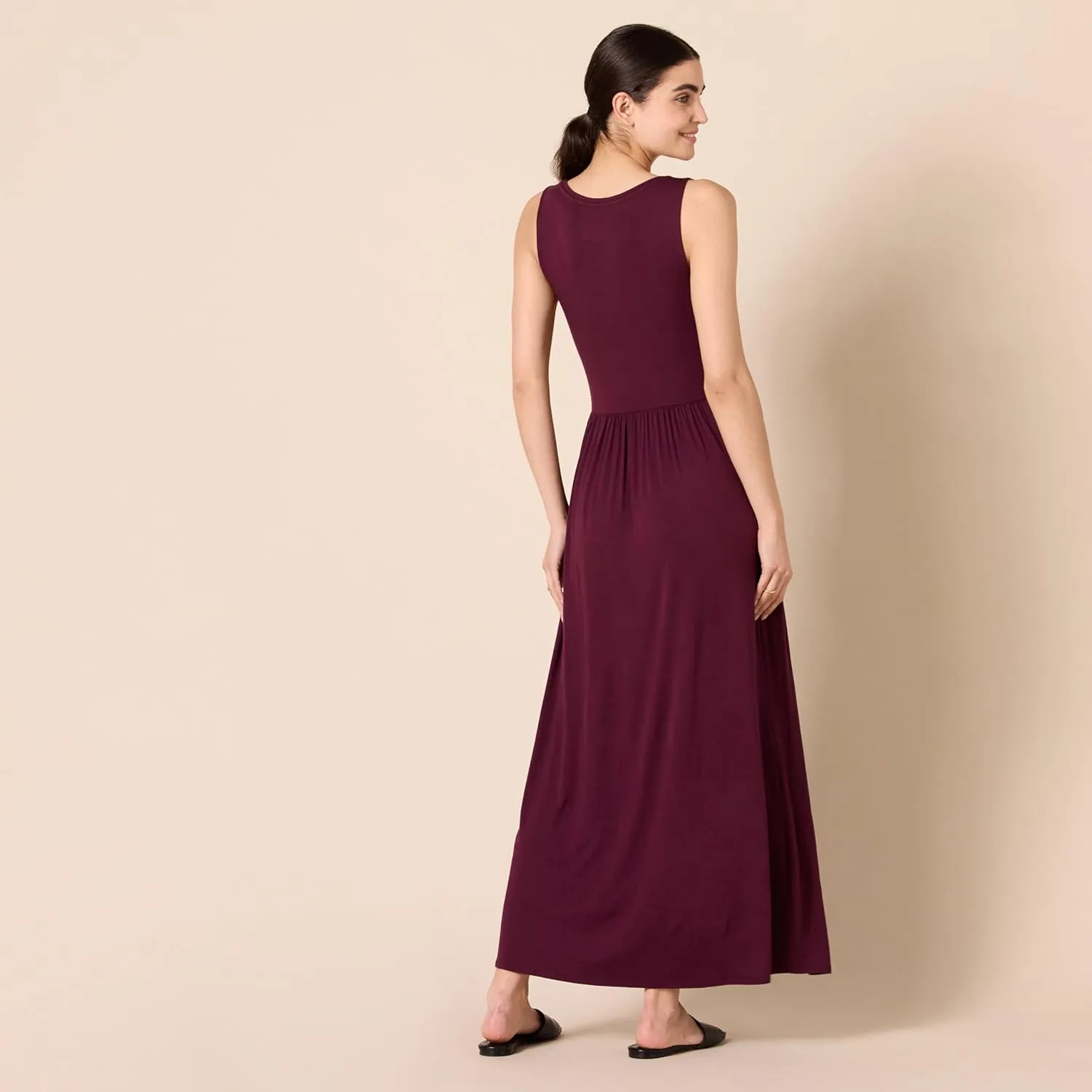 Amazon Essentials Women's Tank Waisted Maxi Dress (Available in Plus Size)