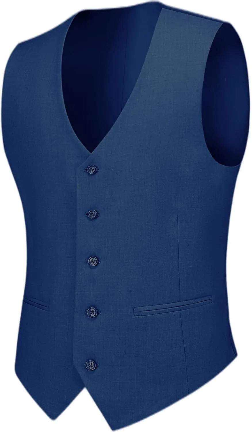 Antonio Uomo Mens Suit Set  Slim Fit 3 Piece Blazer 2 Button Jacket Vest Pants Business Wedding Party Solid Dress Suits