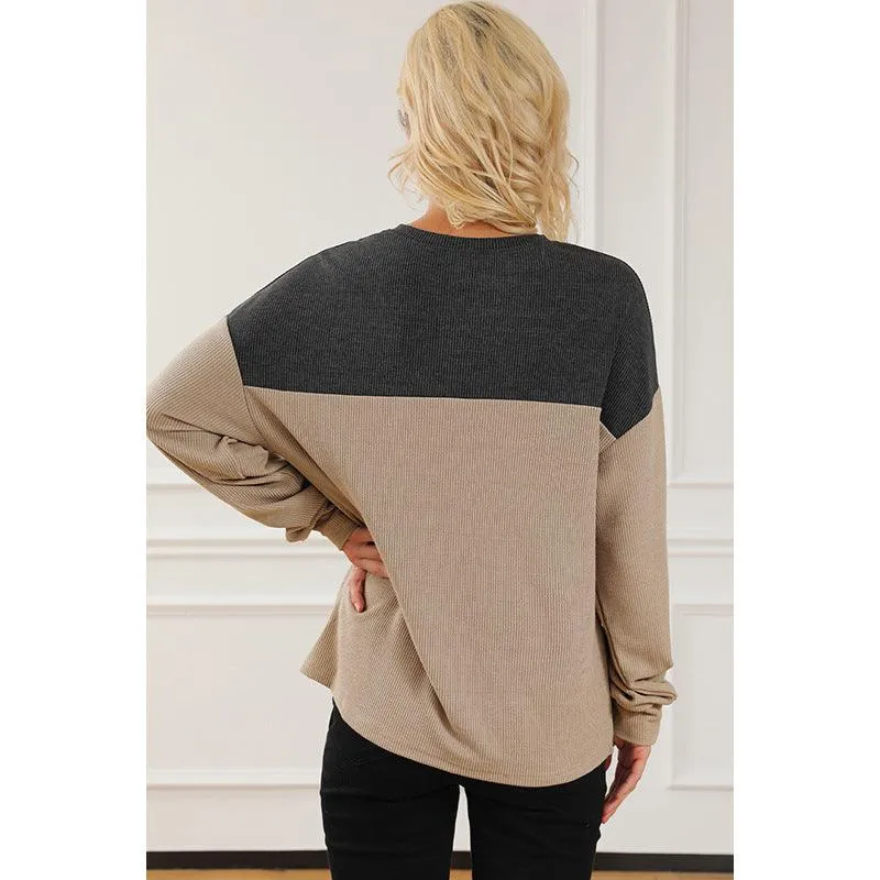 Autumn And Winter Long Sleeve V-neck Pullover European And American Sweater
