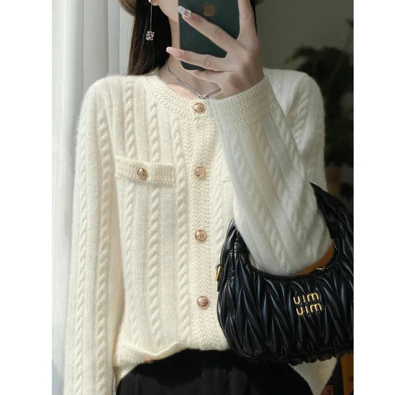 Autumn Casual Button Front Sweaters - Ailime Designs
