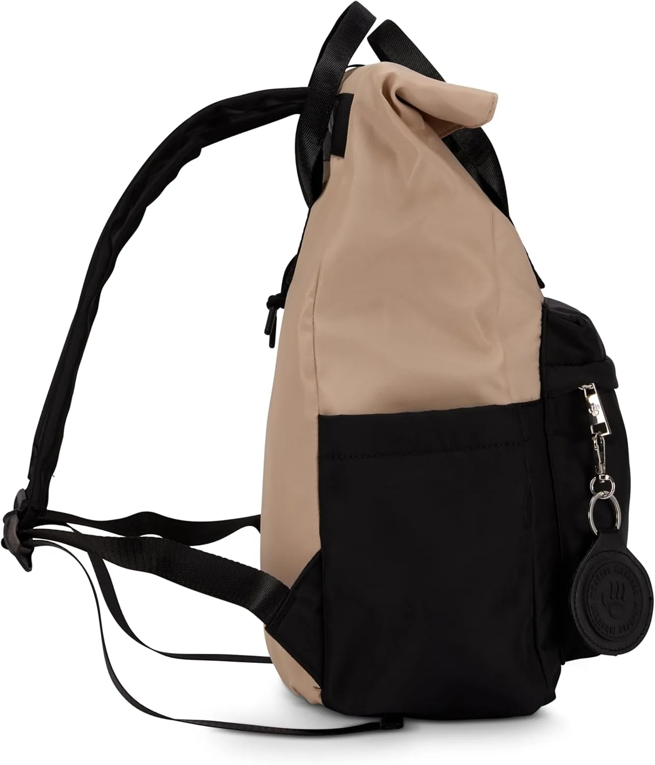 BEARPAW Women's Backpack - Professional Laptop Backpack for Women | Cute Travel & College Bag, Double Handle Design, Beige/Khaki