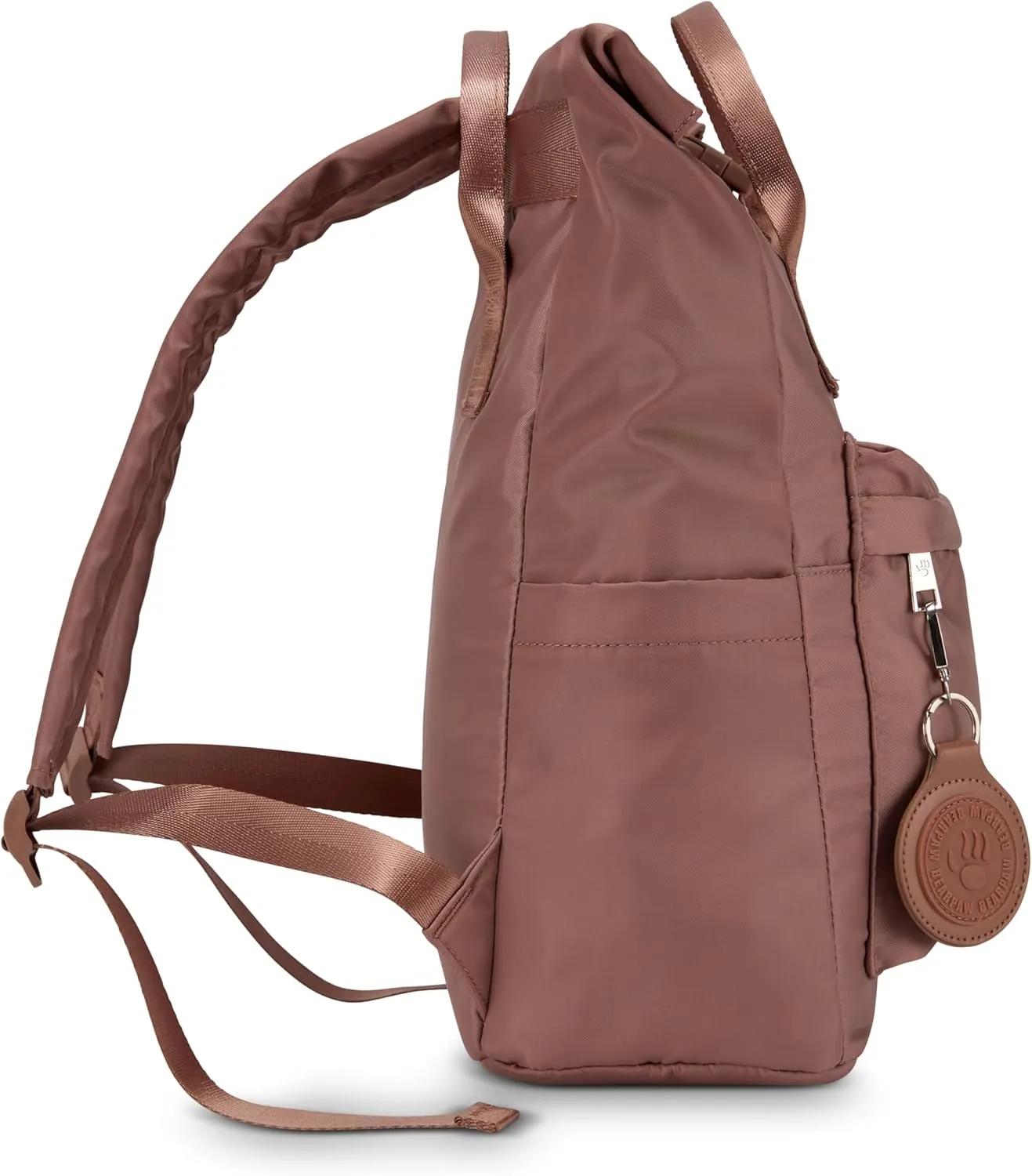 BEARPAW Women's Backpack - Professional Laptop Backpack for Women | Cute Travel & College Bag, Double Handle Design, Medium Brown