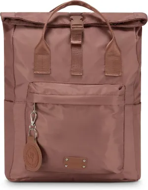 BEARPAW Women's Backpack - Professional Laptop Backpack for Women | Cute Travel & College Bag, Double Handle Design, Medium Brown