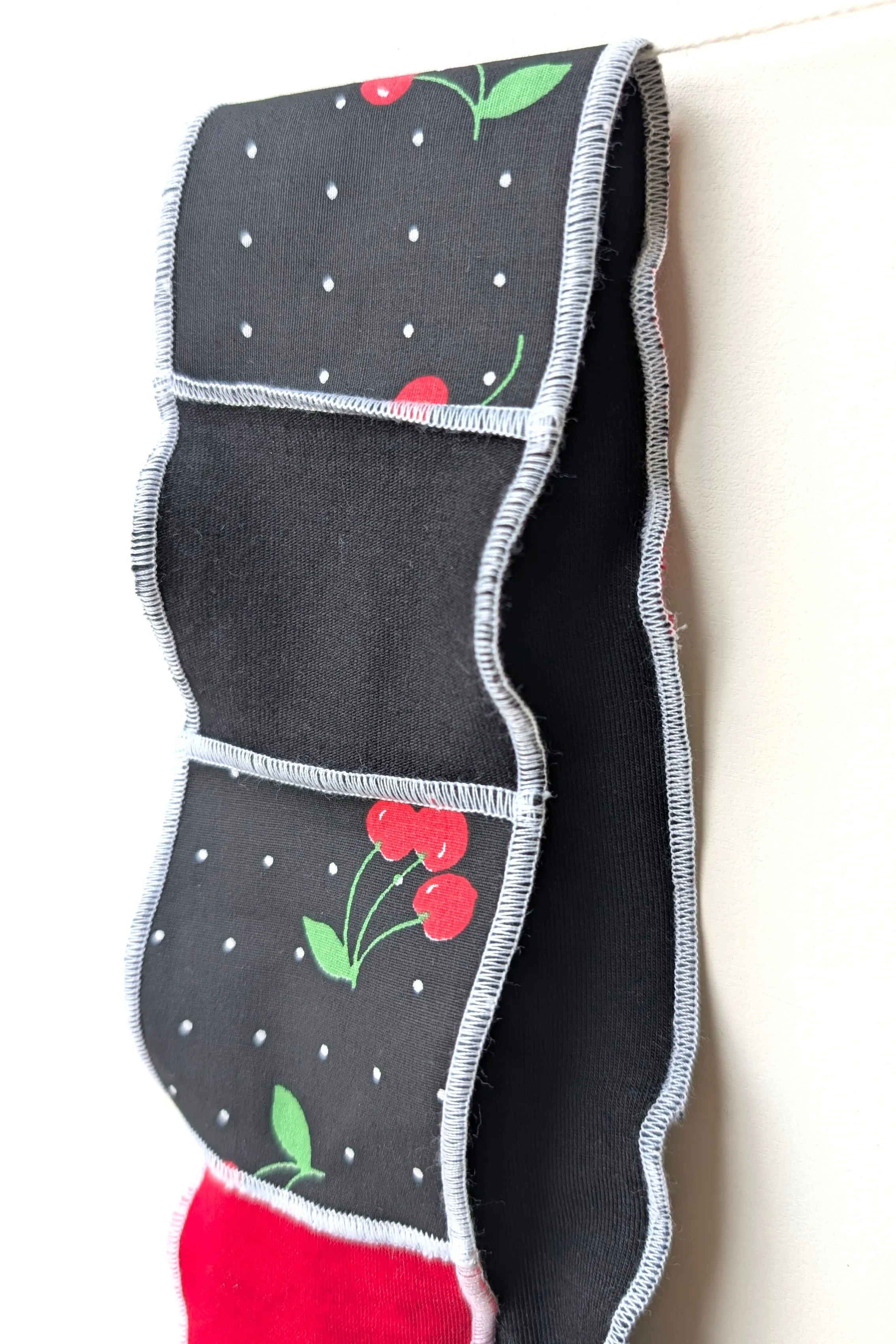 Black Cherry Patchwork Headband