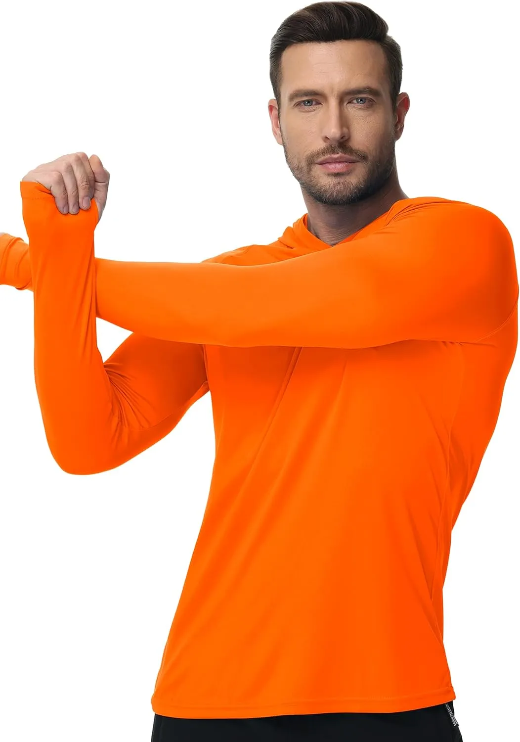 Boladeci Men's UPF 50  Sun Protection Lightweight Hoodie Shirts Long Sleeve Fishing Shirts SPF UV Hiking Swim