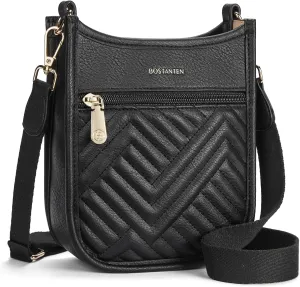 BOSTANTEN Small Crossbody Purse for Women Mini Tote Bag Top Handle Shoulder Bag Compact Handbags with Adjustable Strap