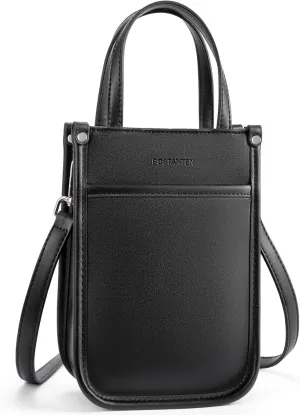 BOSTANTEN Small Crossbody Purse for Women Mini Tote Bag Top Handle Shoulder Bag Compact Handbags with Adjustable Strap