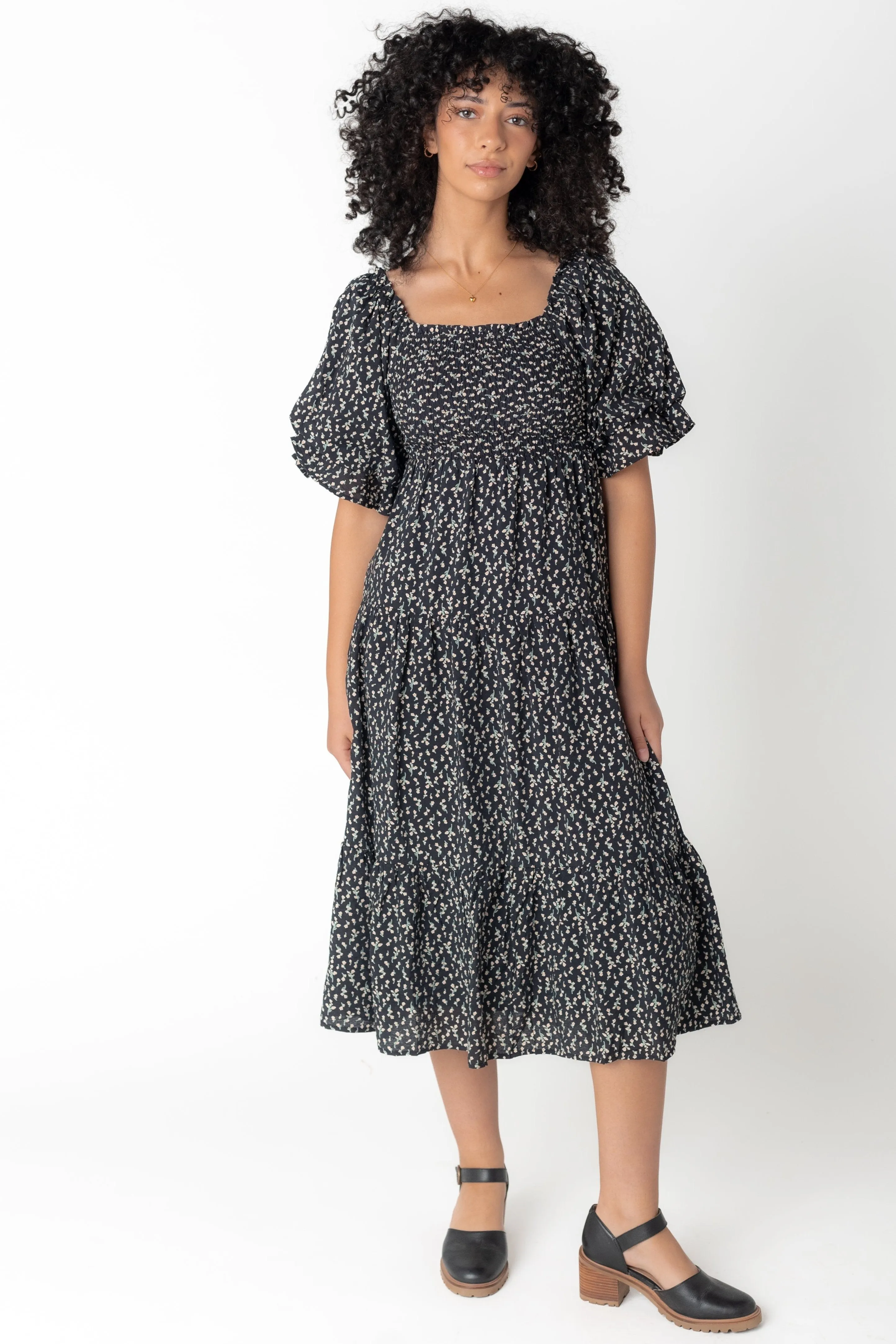 Brass & Roe Celeste Smocked Dress