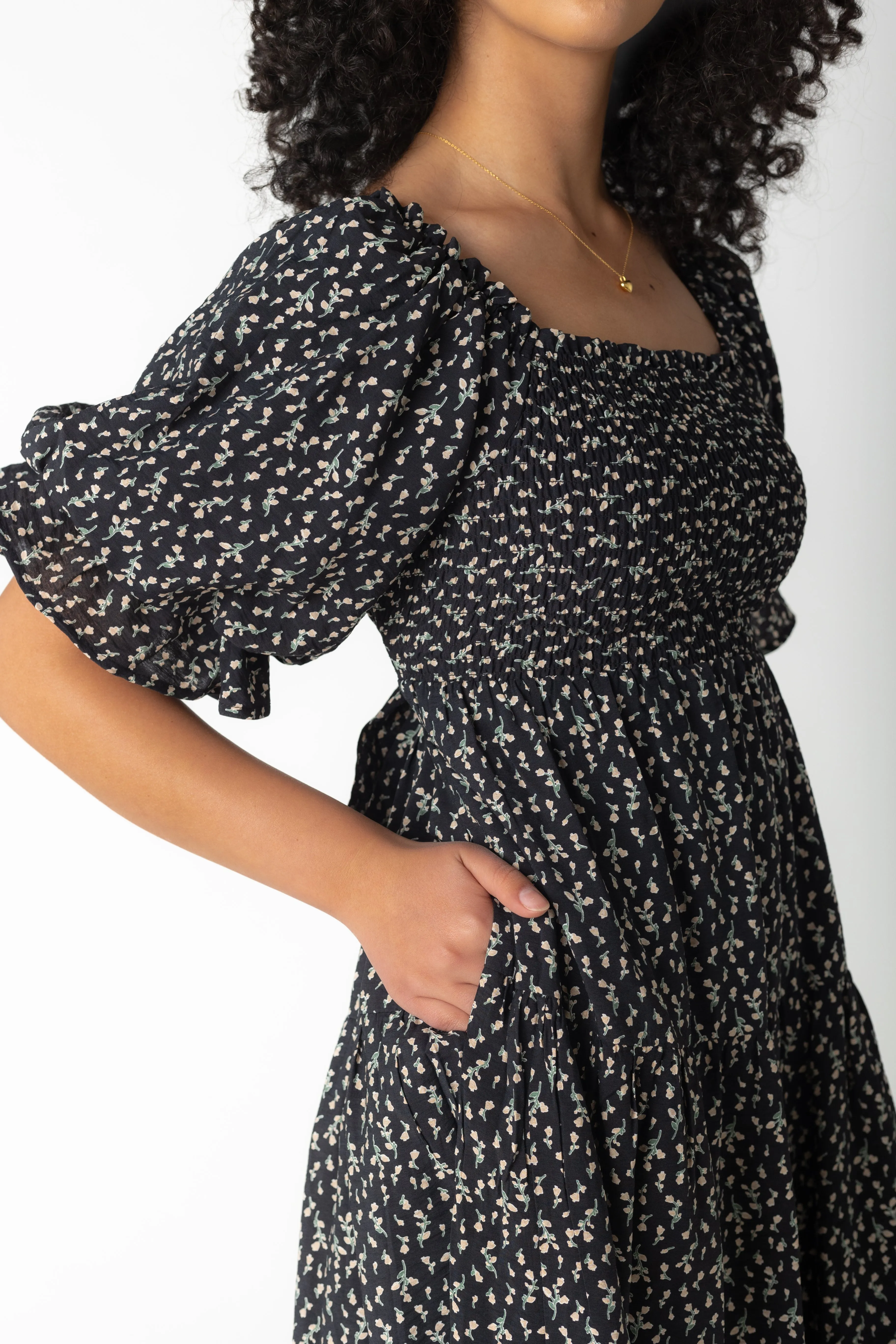 Brass & Roe Celeste Smocked Dress