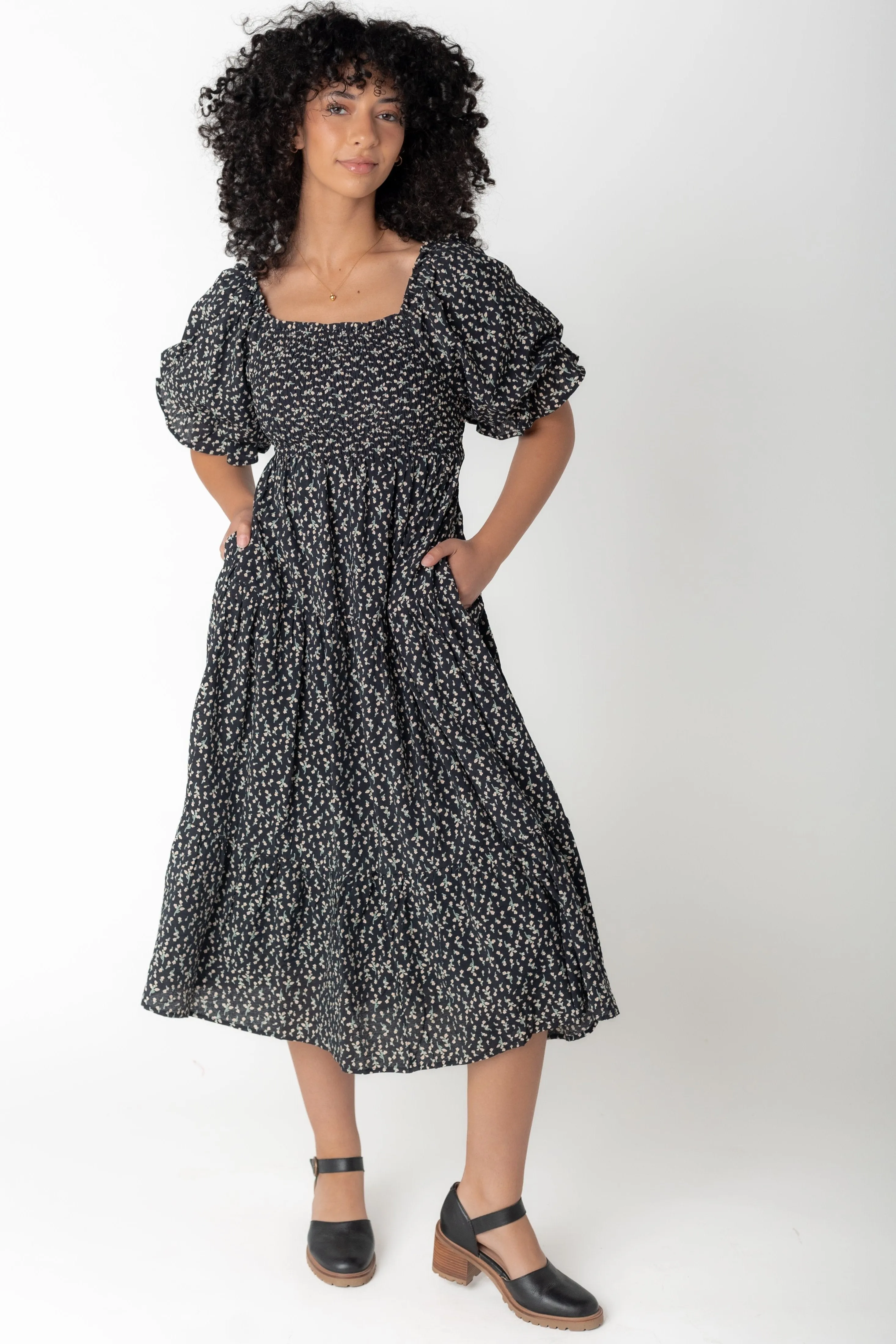 Brass & Roe Celeste Smocked Dress
