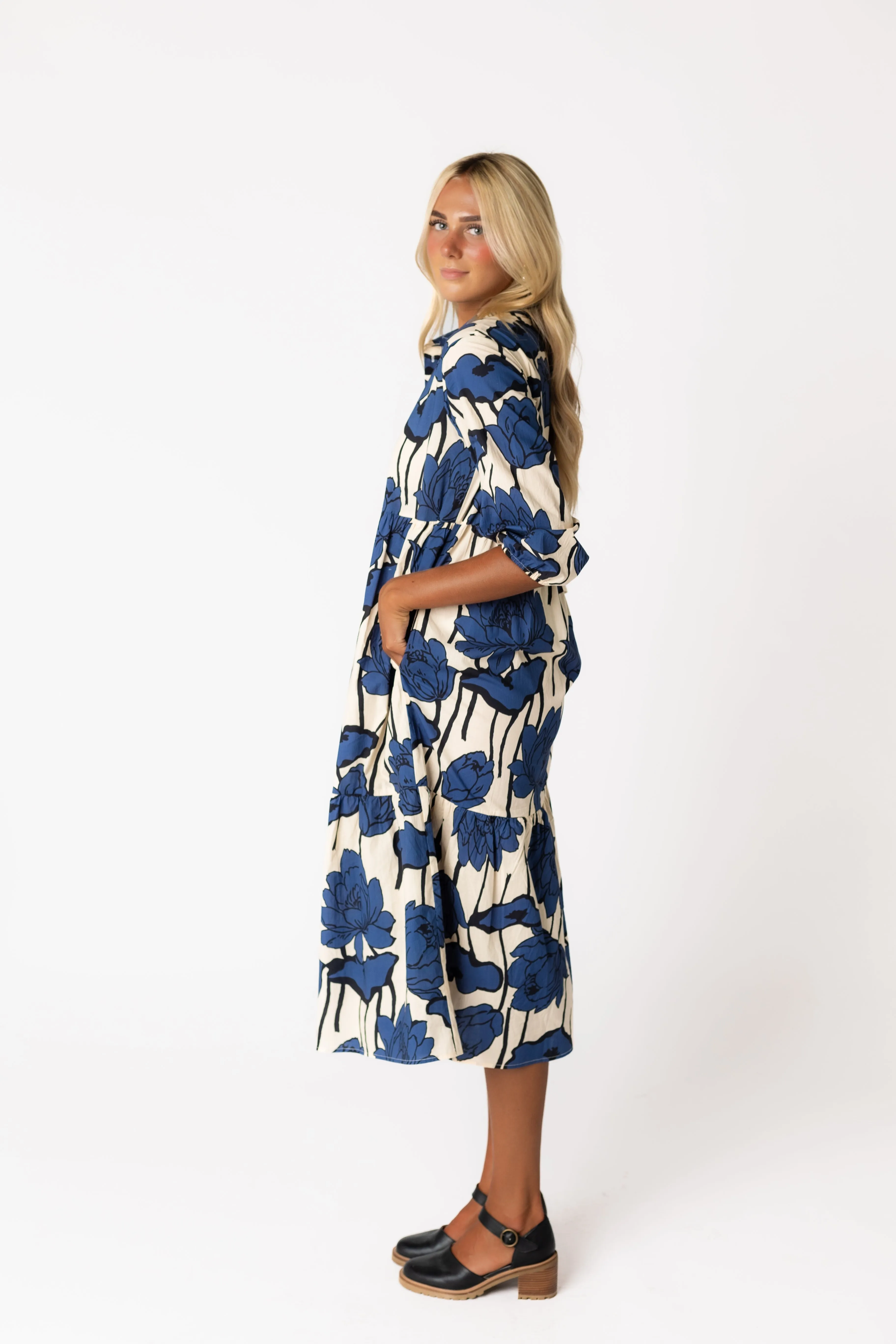 Brass & Roe Janice Button Dress