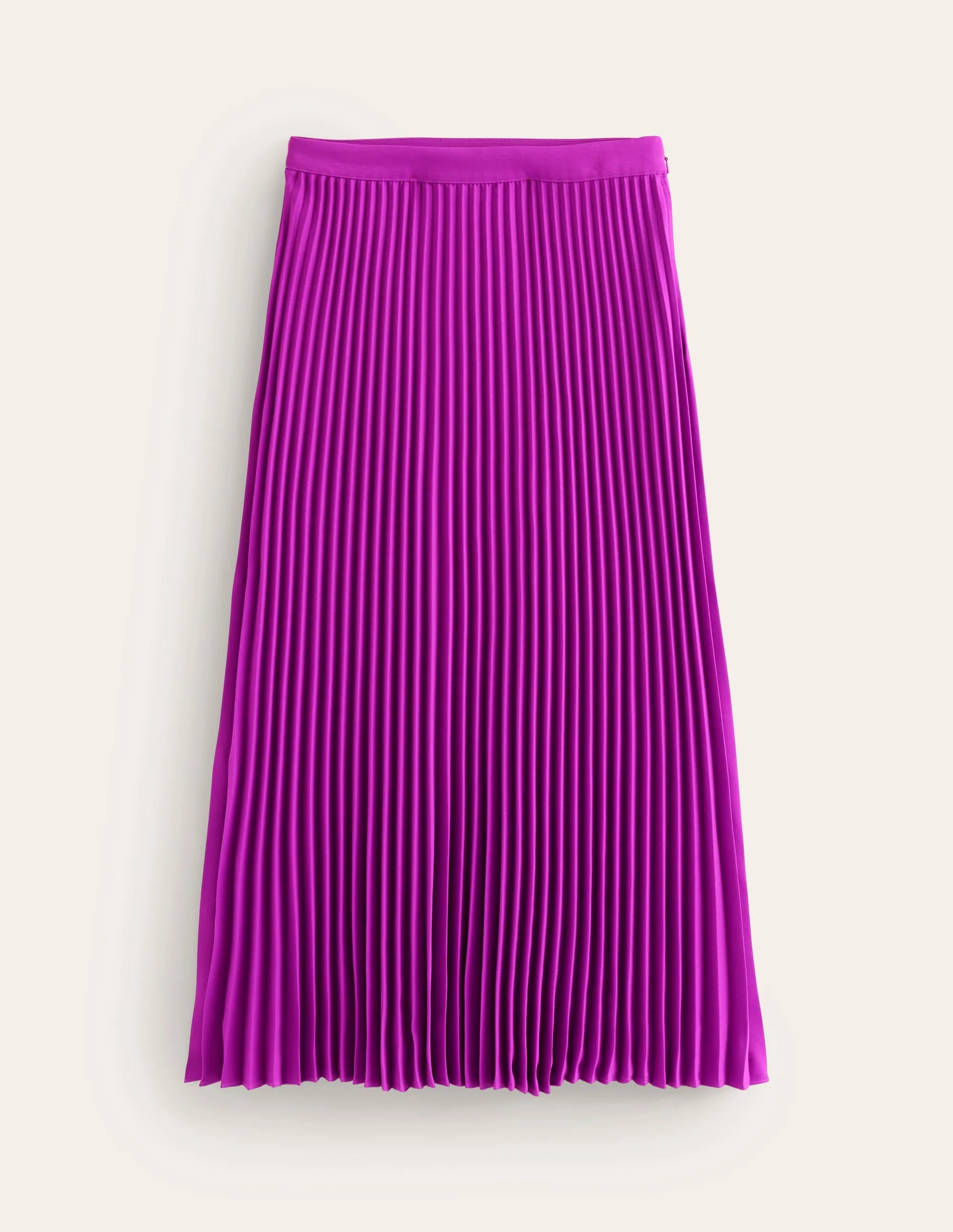 Camilla Pleated Midi Skirt-Regal Purple