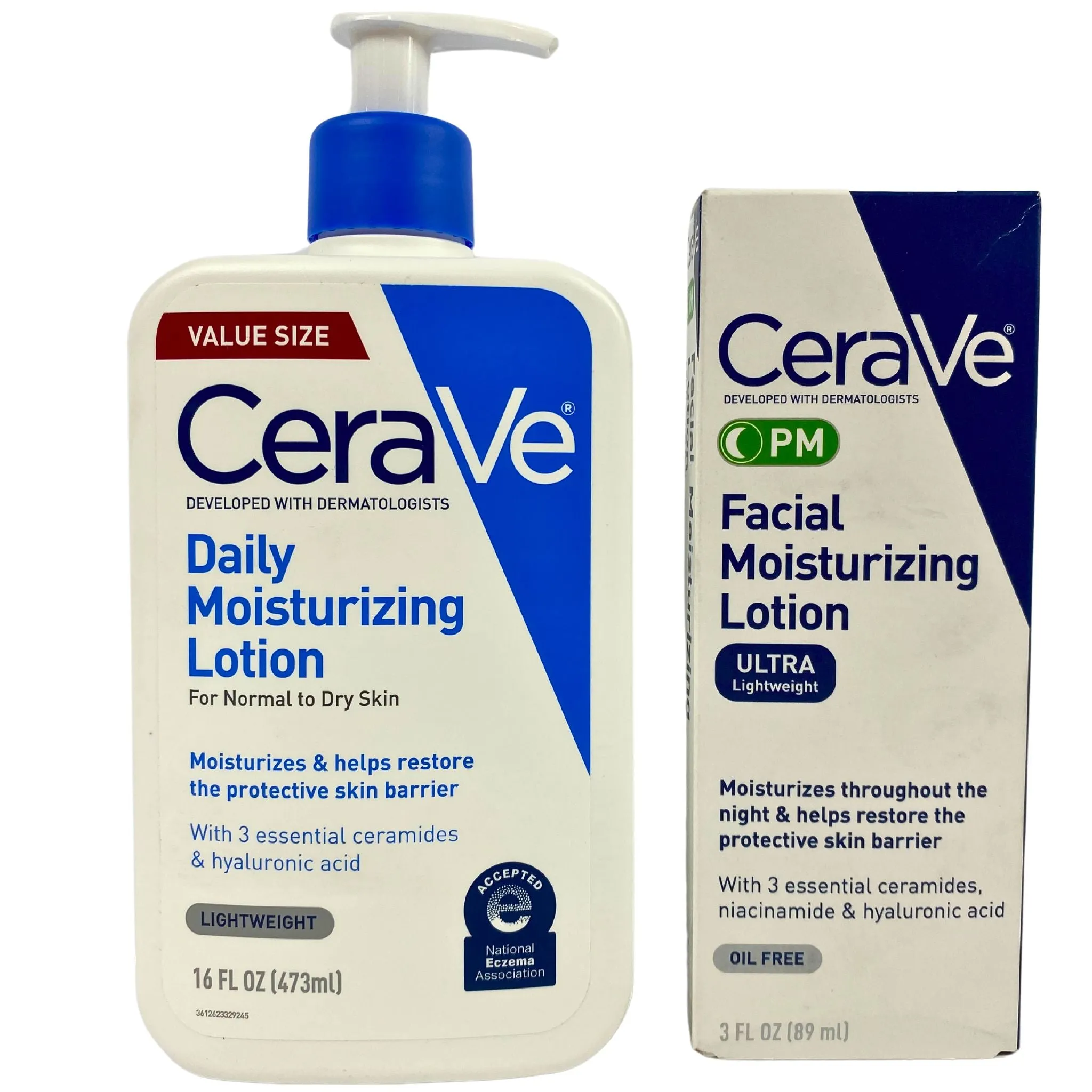 CeraVe Moisturizing Lotion Mix Daily Moisturizing Lotion & PM Facial Moisturizing Lotion (55 Pcs Lot)