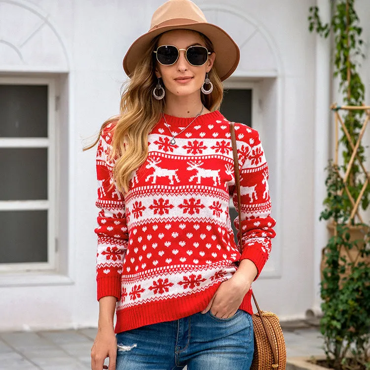 Christmas Snowflake Pullover
