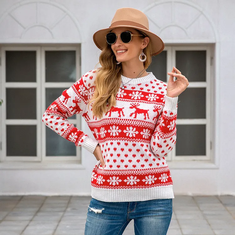 Christmas Snowflake Pullover