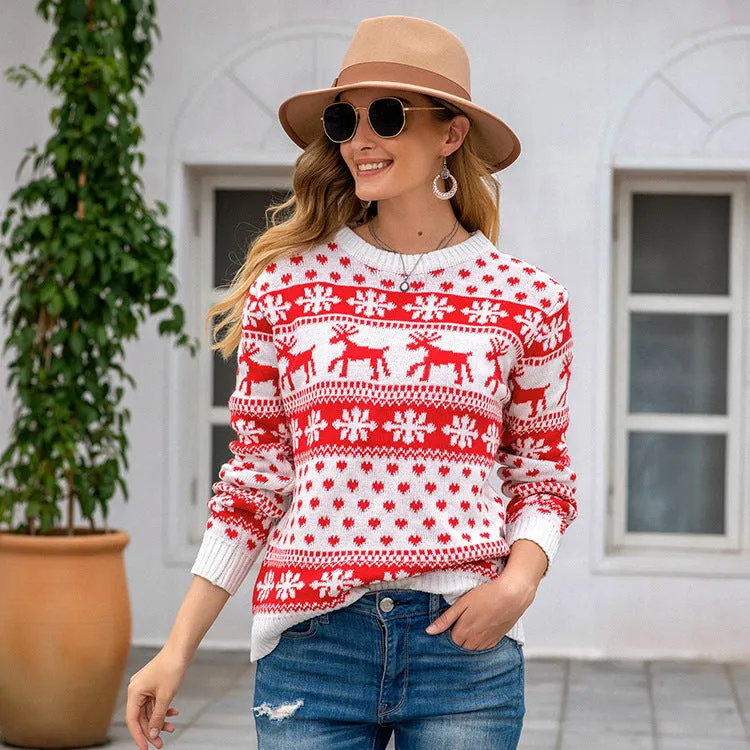 Christmas Snowflake Pullover