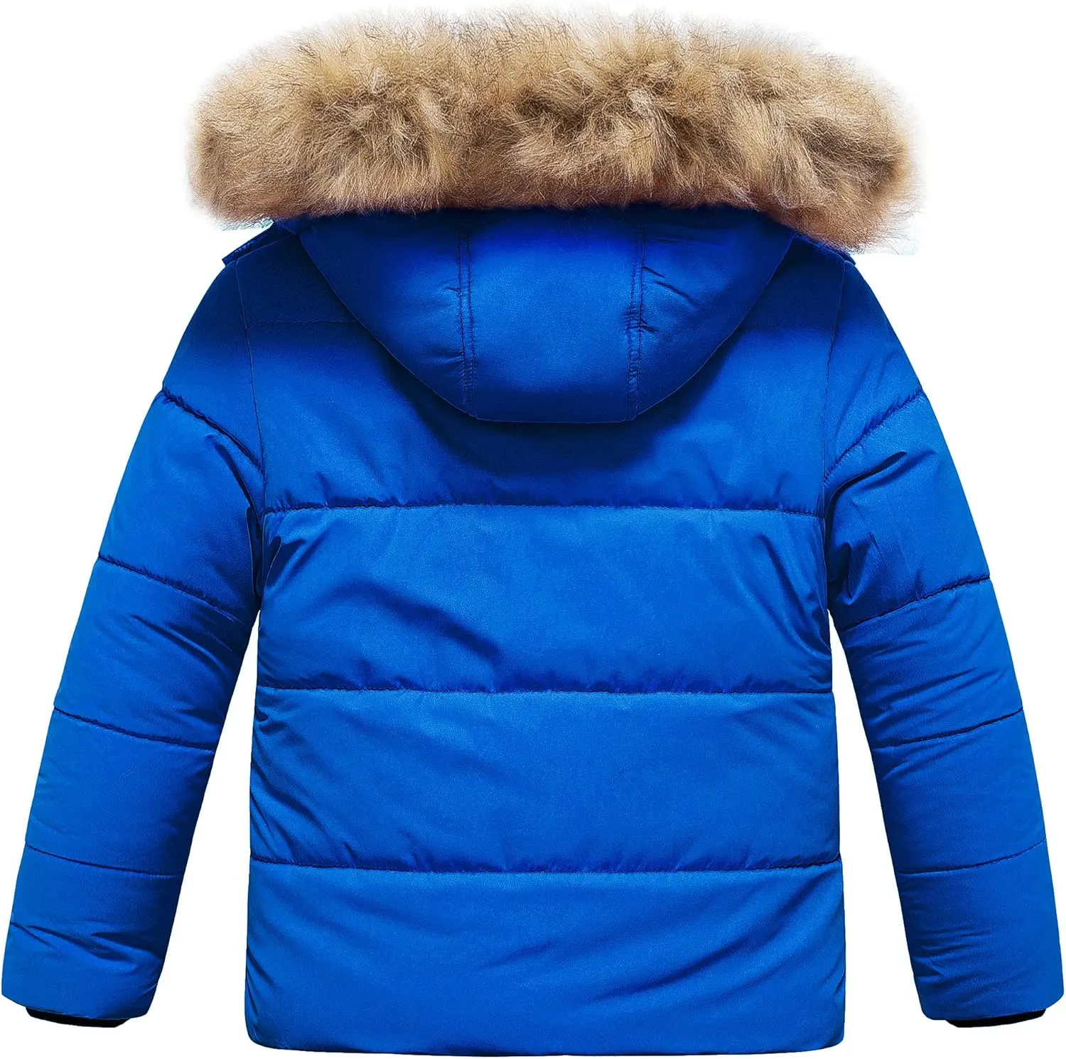 Chrisuno Girl's Water Resistant Winter Coats Warm Fleece Lined Outwear Ski Snow Jacket With Removable Hood