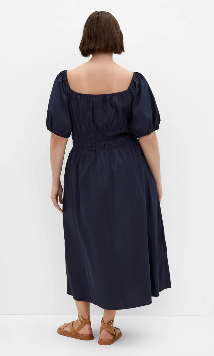 City Chic Women's Plus Size Dress - Adelynn Balloon Sleeve Midi