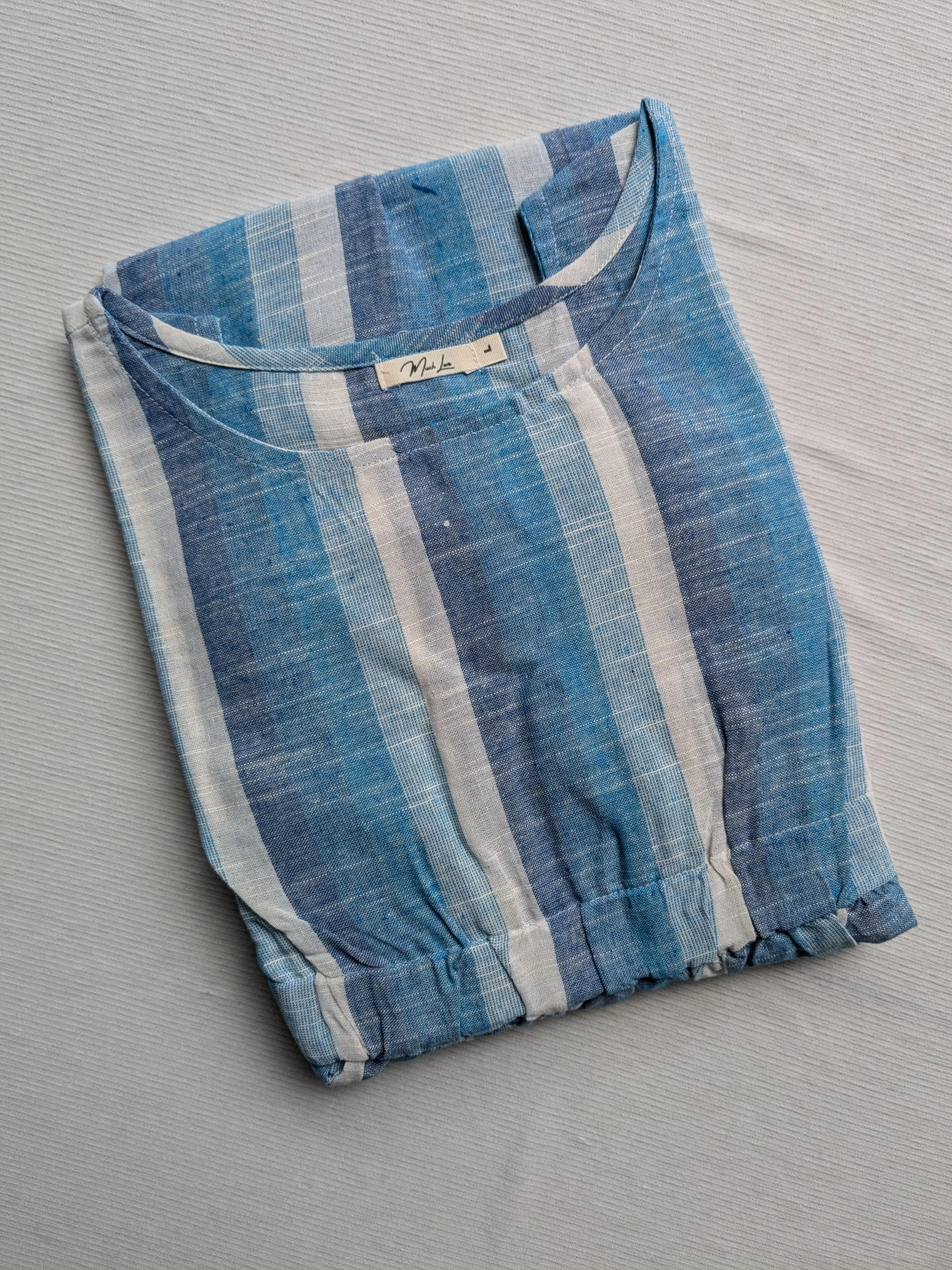Cool Blue Handloom Dress