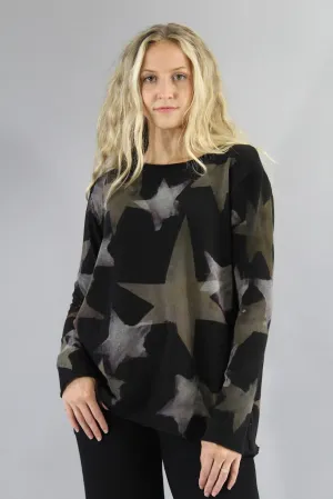 Cozy Sweater - Stars - Khaki
