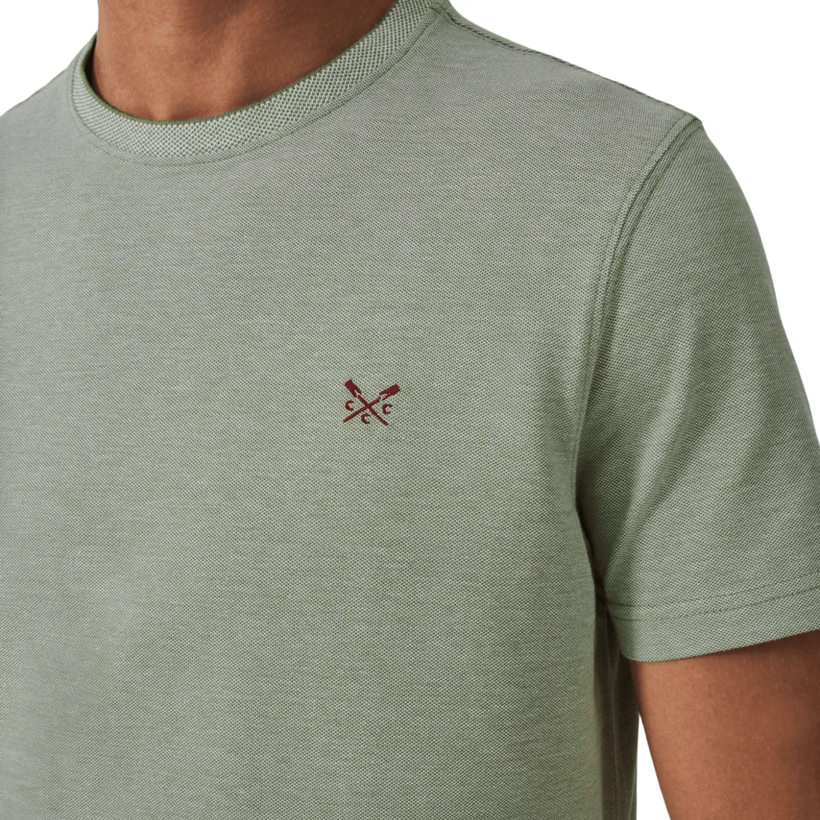 Crew Clothing Mens Oxford T-Shirt